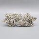 1938 Crown Trifari Alfred Philippe Bellflower Crystal Pave Clip-Mate Dress Clips