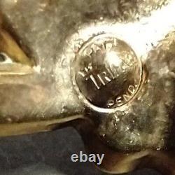 1940s Crown Trifari by Alfred Philippe Heavenly Twins Dancing Angel Brooch Pin