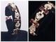 1944 Trifari Sterling Ruby Red Vermeil Alfred Philippe Link Bracelet Silver Gilt
