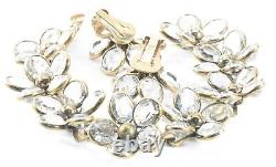 1948 Alfred Philippe Trifari Parure Diamante Necklace, Earrings, & Bracelet