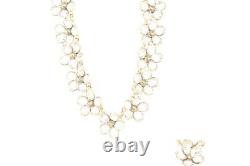 1948 Alfred Philippe Trifari Parure Diamante Necklace, Earrings, & Bracelet