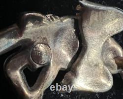 1948 Crown Trifari Alfred Philippe Heavenly Twins Dancing Angel Pin Brooch HTF