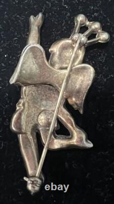 1948 Crown Trifari Alfred Philippe Heavenly Twins Dancing Angel Pin Brooch HTF