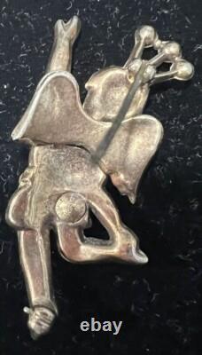 1948 Crown Trifari Alfred Philippe Heavenly Twins Dancing Angel Pin Brooch HTF