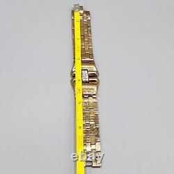 1948 Crown Trifari PARK AVENUE Alfred Philippe Gold Tone Crystal Bracelet 7.25
