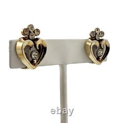 1949 Crown Trifari Queen of Hearts Necklace Earrings Set Alfred Philippe