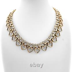1949 Crown Trifari Queen of Hearts Necklace Earrings Set Alfred Philippe