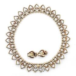 1949 Crown Trifari Queen of Hearts Necklace Earrings Set Alfred Philippe