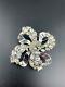 1950 Philippe Crown Trifari Jeweled Crystal Rhinestone Symphony Bow-knot Brooch