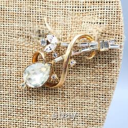 1951 Crown Trifari Alfred Philippe GEM OF INDIA Brooch Earrings BOOK PIECE