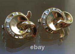 1952 Crown TRIFARI Promenade Alfred Philippe Pat Pend Bracelet Earrings Set