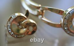 1952 Crown TRIFARI Promenade Alfred Philippe Pat Pend Bracelet Earrings Set