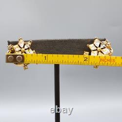 1952 Trifari TWINKLE Alfred Philippe Golden Crystal Necklace Earrings BOOK PIECE