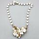 1953 Trifari MAGNOLIA Alfred Philippe Poured White Glass Necklace BOOK AD PIECE