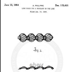 1954 Trifari Alfred Philippe Necklace USA Pat. Pend 41cm Rare Vintage