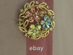 1954 Trifari Fragonard Brooch and Earrings by Alfred Philippe
