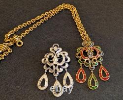 7 Pc All Signed Crown TRIFARI Some Alfred Philippe With Mogul Jewels Of India