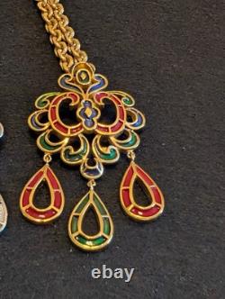 7 Pc All Signed Crown TRIFARI Some Alfred Philippe With Mogul Jewels Of India