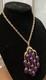 Alfred Philippe CROWN TRIFARI Purple Waterfall Pendant Necklace Signed