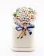 Alfred Philippe Crown Trifari Enamel Rhinestone Fur Clip Flower Bouquet FREE Sh