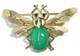 Alfred Philippe Crown Trifari Jelly Belly Insect Bug Brooch