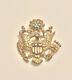 Alfred Philippe Crown Trifari Vermeil Sterling Silver WW2 Army Sweetheart Pin