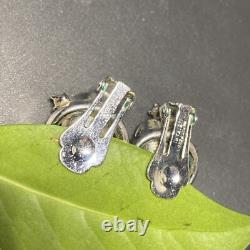 Alfred Philippe Crown Trifari Vintage Clip-On Earrings Estate Jewelry Pre-Owned