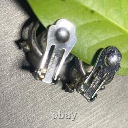 Alfred Philippe Crown Trifari Vintage Clip-On Earrings Estate Jewelry Pre-Owned