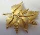 Alfred Philippe Signed Crown Trifari Gold Tone Branch w Flowers Pin Brooch RARE