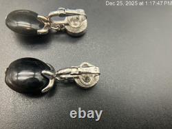 Alfred Philippe TRIFARI Lucite Waterfall Chandelier Necklace Earrings Bookpiece