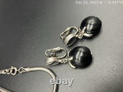 Alfred Philippe TRIFARI Lucite Waterfall Chandelier Necklace Earrings Bookpiece