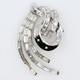 Alfred Philippe Trifari Comet Atomic Swoop Brooch Patent Rhinestone Brooch 1953