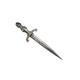 Alfred Philippe Trifari STERLING Silver Jeweled Sword Brooch Pin READ ME