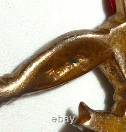 Alfred Philippe Trifari Sterling Rintintin Rag Doll Brooch, 1 1/4 X 1 5/8
