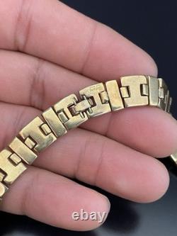 Alfred Philippe Trifari VTG Yellow Gold Tone Clear Rhinestone Necklace Signed