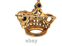 Alfred Philippe Vintage Trifari Crown 1944 Patent #137,542 Vintage Brooch Pin
