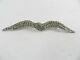 Antique 1935 KTF TRIFARI Gemstone Seagull Brooch Pin Deco Alfred Philippe B122