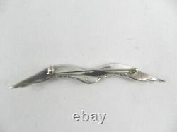 Antique 1935 KTF TRIFARI Gemstone Seagull Brooch Pin Deco Alfred Philippe B122