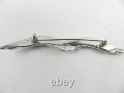 Antique 1935 KTF TRIFARI Gemstone Seagull Brooch Pin Deco Alfred Philippe B122