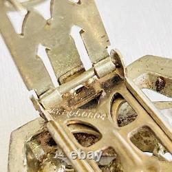 Antique Trifari Clip Mates Art Deco Rhinestone Dress Clips PAT 2050804 1930s