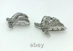 Art Deco KTF TRIFARI 1930s Alfred Philippe Dress Clips (A1165)