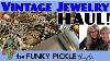 Awesome Vintage Jewelry Haul From Antique Auction Unboxing Unbagging