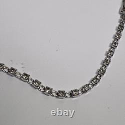 Beautiful Vintage Crown Trifari Alfred Philippe Rhinestone Necklace & Earrings