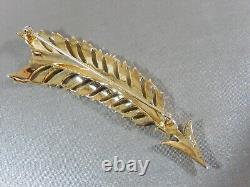 CROWN TRIFARI ALFRED PHILIPPE'L'Aiglon RHINESTONE 18KGP BROOCH RARE 1953