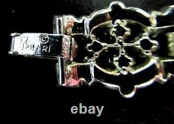 CROWN TRIFARI Alfred Philippe Deco Style Sparkling Rhinestone Vintage Bracelet