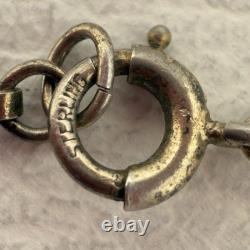 CROWN TRIFARI? Alfred Philippe? FRUIT SALAD Molded Glass Necklace STERLING