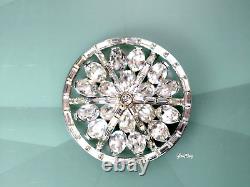 Collectible Alfred Philippe Crown Trifari Diamante Brooch Pin Pat Pend