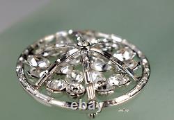 Collectible Alfred Philippe Crown Trifari Diamante Brooch Pin Pat Pend