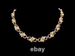 Crown TRIFARI Alfred Philippe LUCERNE Faux Pearl Gold Necklace & Clip Earrings