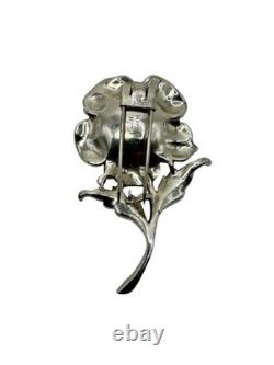 Crown Trifari Alfred Philippe 1940 Patent 120573 Red Enamel Poppy Fur Clip